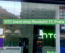 Značková predajňa HTC v Prahe
