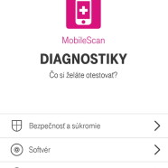 Diagnostická aplikácia pre telefón